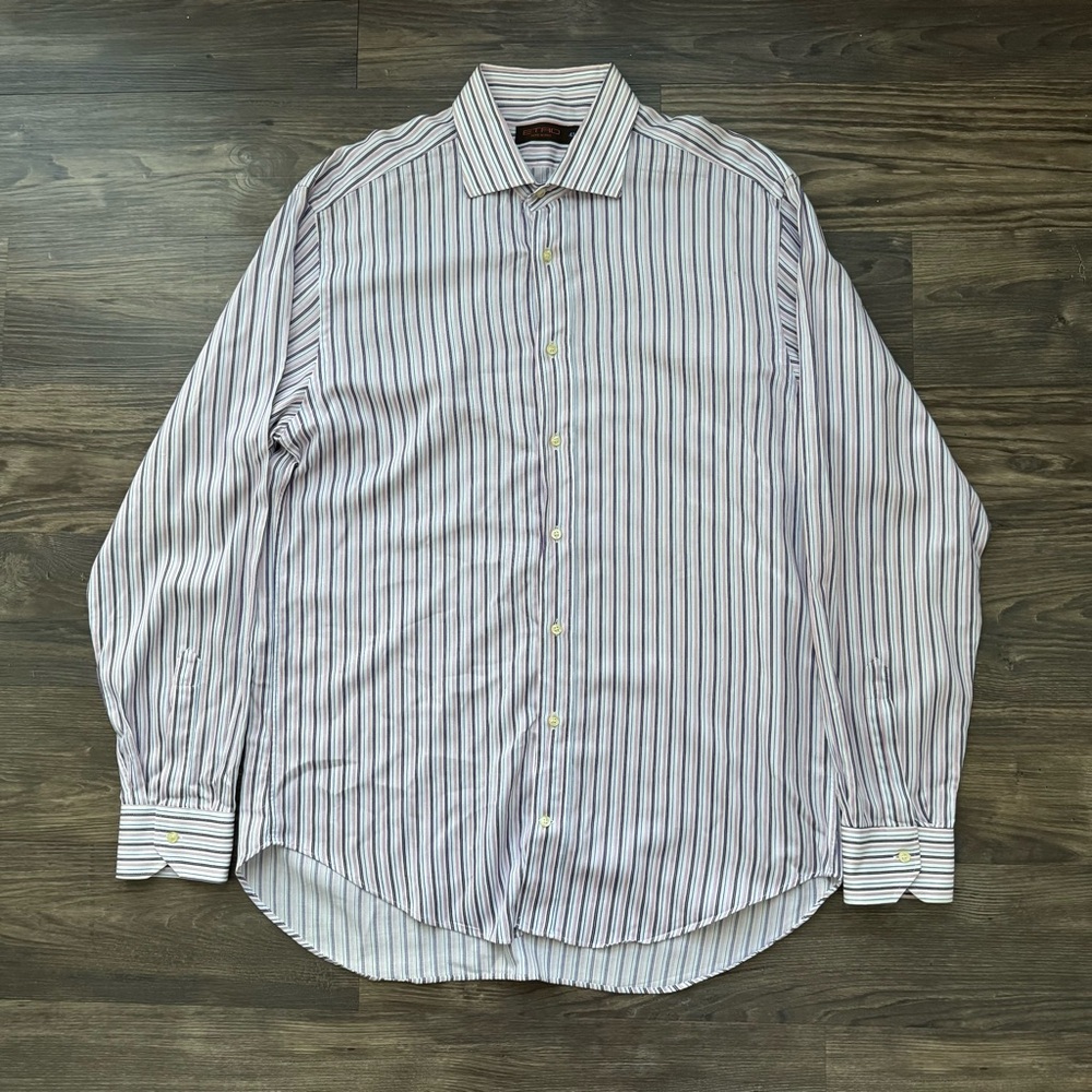 Etro Long Sleeve Button Down Shirt